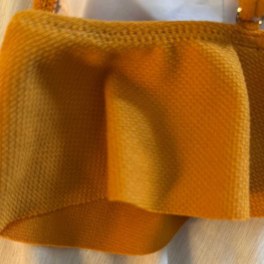 Cupshe Mustard Yellow Ruffled Bralette - Picture 4 of 4